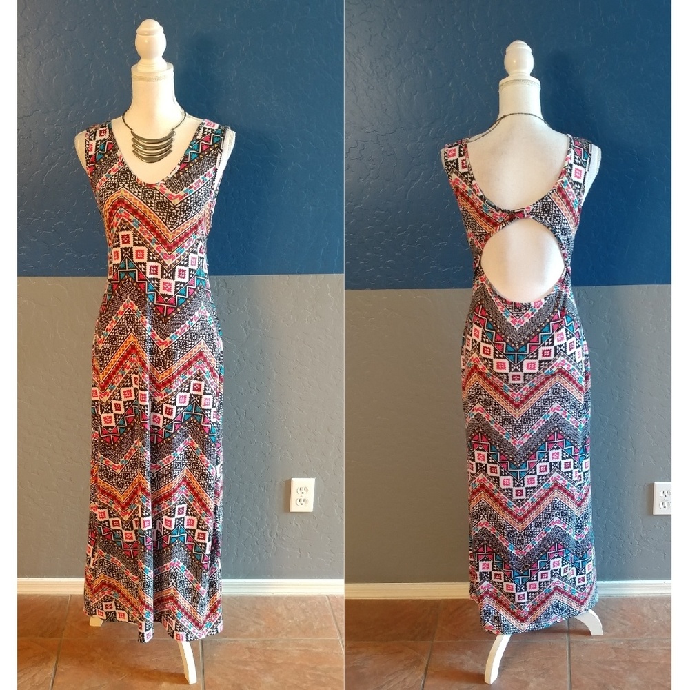 Blue Star Maxi Dress